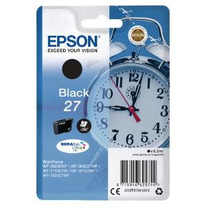 Epson 27 Alarm Clock Black Standard Capacity Ink Cartridge 6ml