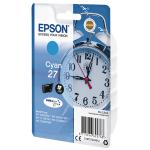 Epson 27 Alarm Clock Cyan Standard Capacity Ink Cartridge 4ml - C13T27024012 EPT27024010