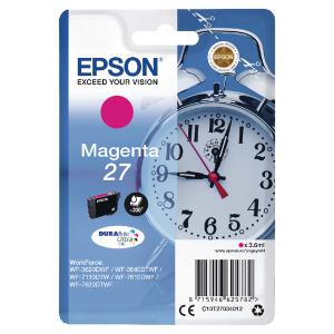 Click to view product details and reviews for Epson 27 Alarm Clock Magenta Standard Capacity Ink Cartridge 4ml.