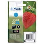 Epson 29XL Strawberry Cyan High Yield Ink Cartridge 6ml - C13T29924012 EPT29924010