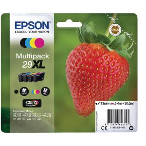 Click to view product details and reviews for Epson 29xl Strawberry Black Cyan Magenta Yellow High Yield Ink.