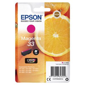 Click to view product details and reviews for Epson 33 Oranges Magenta Standard Capacity Ink Cartridge 45ml.