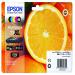 Epson 33XL Oranges Black Photo Black Cyan Magenta Yellow High Yield Ink Cartridge Multipack 2 x 12.2ml + 8.1ml + 2 x 8.9ml (Pack 5) - C13T33574011 EPT33574010