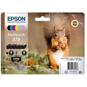 Click to view product details and reviews for Epson 378 Squirrel Black Light Cyan Light Magenta Cyan Magenta Yellow.