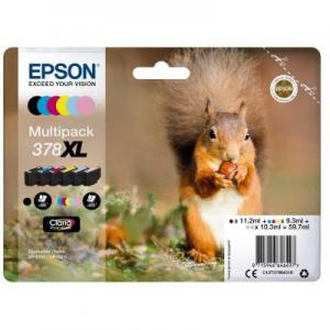 Click to view product details and reviews for Epson 378xl Squirrel Black Light Cyan Light Magenta Cyan Magenta.