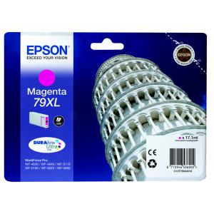 Epson 79XL Tower of Pisa Magenta High Yield Ink Cartridge 17ml -