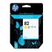 HP 82 Yellow Standard Capacity Ink Cartridge 69ml - C4913A HPC4913A