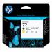 HP No 72 Matte Black Yellow Standard Capacity Print head Cartridge - C9384A HPC9384A