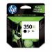 HP 350XL Black High Yield Ink Cartridge 25ml - CB336E HPCB336E