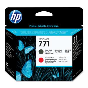 Click to view product details and reviews for Hp No 771 Matte Black And Chromatic Red Printhead Ce017a Hpce017a.