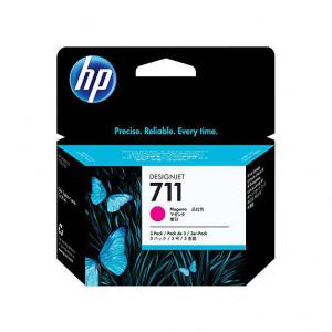 HP 711 Magenta Standard Capacity Ink Cartridge Multipack 3 x 29 ml