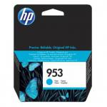 HP 953 Cyan Standard Capacity Ink Cartridge 10ml for HP OfficeJet Pro 8210/8710/8720/8730/8740 - F6U12AE HPF6U12AE