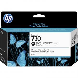 HP No 730 Photo Black Standard Capacity Ink Cartridge 130ml - P2V67A