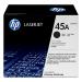 HP 45A Black Standard Capacity Toner 18K pages for HP LaserJet MFP M4345 /M4345x/M4345xs/ M4345xm - Q5945A HPQ5945A