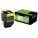 Lexmark 802Y Yellow Toner Cartridge 1K pages - 80C20Y0 LE80C20Y0