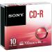 SONY CDR 48X PK10 SLIM CASE