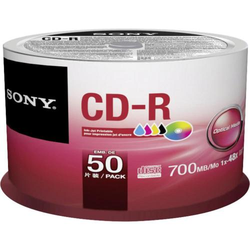 Sony CD-R High Speed Recordable Disc 700 MB 1X-48X 80 Min - 34 discs