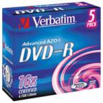 Verbatim DVD+R 4.7GB 5 pack - 43519 - 43519 VE43519