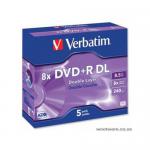 Verbatim DVD Plus R Double Layer Box of 5 - 43541 VE43541