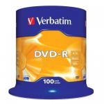 Verbatim DVD+R 4.7GB 100 pack - 43549 - 43549 VE43549