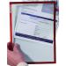 Franken Magnetic Document Holder A4 Red (Pack of 5) ITSA4M 01