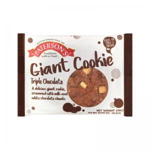 Bronte Patersons Giant Cookie Triple Chocolate 60g Pack of 18 F5318