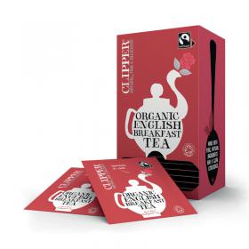 Clipper Fairtrade Organic English Breakfast Tea Bags (Pack of 25) 3027600 FC94317