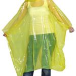Fire Chief Adult Disposable Waterproof Rain Poncho with Hood (Pack of 250) FCH36405