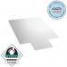 Floortex Cleartex PVC Chair Mat Carpet Lipped 1200x900x2.2mm Clear 119225LV FL74101