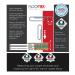 Floortex Advantagemat PVC Lipped Chair Mat for Carpets up to 6mm Thick 1340x1150mm FL74105