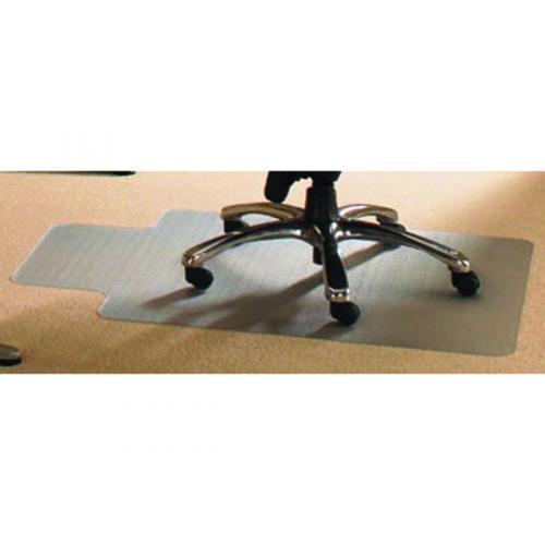 Cleartex Pvc Chair Mat Carpet Rectangular 1210x1520mm Clear Fl74112