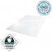 Floortex Cleartex Rectangular Chair Mat Carpet 1500x1200x2.2mm PVC Clear 1115225EV FL74112