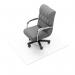 Floortex Cleartex Rectangular Chair Mat Carpet 1500x1200x2.2mm PVC Clear 1115225EV FL74112
