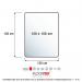 Floortex Cleartex Rectangular Chair Mat Carpet 1500x1200x2.2mm PVC Clear 1115225EV FL74112