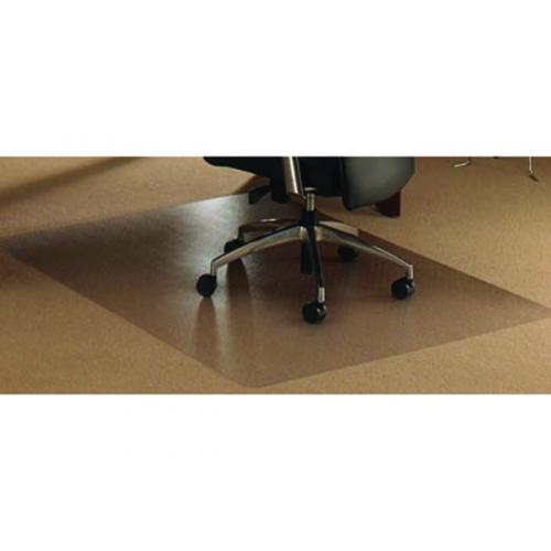 Floortex Polycarbonate Rectangle Carpet Chair Mat 1190x890mm Fl74210