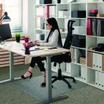 Floortex Rectangular Chair Mat Carpet 1200x900x2.3mm Polycarbonate 118923ER FL74210