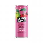 Flawsome Apple + Sour CherryCan 250ml (Pack of 24) 187321 FLS79017