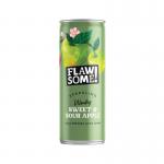 Flawsome Sweet + Sour AppleCan 250ml (Pack of 24) 187320 FLS79034