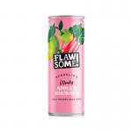 Flawsome Apple + Rhubarb Can 250ml (Pack of 24) 187274 FLS79075