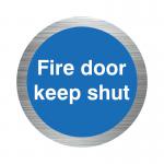 5 Star Fire Door Keep Shut Sign SAVE Vinyl 76mm Diameter VMO14BSSAV76 FS00575