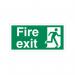 5 Star Fire Exit Running Man Arrow R Sign Vinyl 150x300 VSP318BSAV3015 FS00586