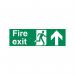 5 Star Fire Exit Run Man Arrow Up Sign Plas 150x450 VSP129SRP4515 FS00588