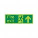 5 Star Fire Exit Run Man Arrow Up Sign Plas 150x450 VPSP129SRP4515 FS00595