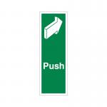 5 Star Push Sign SAVE Vinyl 150x50mm VPUSHSAV515 FS00598