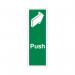 5 Star Push Sign SAVE Vinyl 150x50mm VPUSHSAV515 FS00598