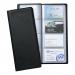 5 Star Office Classic Business Card Book PVC 64 Pockets for 128 Cards 278x120mm Black 005989