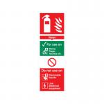 5 Star Water Extinguisher For Use On Sign Plas 300x100 VFF091SRP1030 FS00609