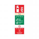 5 Star Foam Extinguisher For Use On Sign Vinyl 300x100 VFF094SAV1030 FS00611