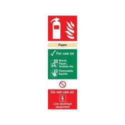5 Star Foam Extinguisher For Use On Sign Vinyl 300x100 VFF094SAV1030 FS00611