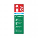 5 Star Dry Powder Extinguisher Sign Vinyl 300x100 VFF092SAV1030 FS00613